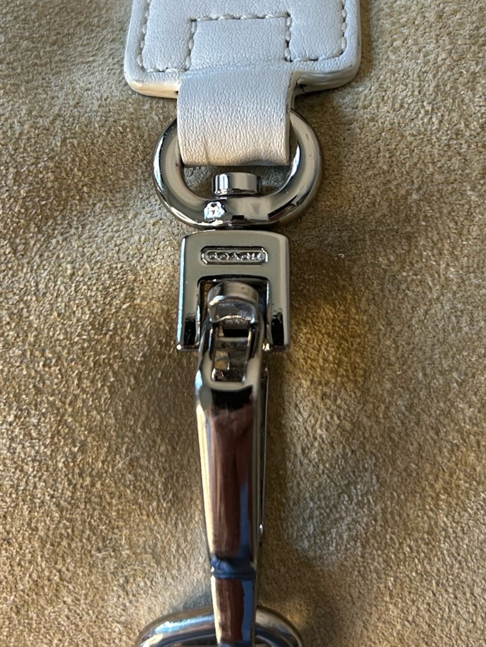 Coach Hamptons Vintage Suede Hobo Bag - Picture 8 of 14